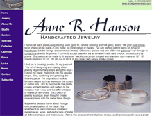 Tablet Screenshot of annerhanson.com
